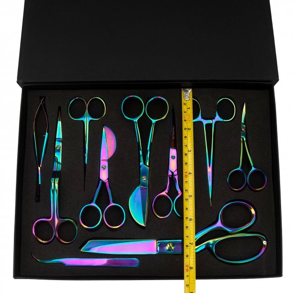 Semplix Scheren-Set (muticolor / 10-teilig / mit Geschenkbox)