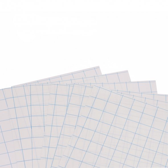 SignMart 24 Bögen Vinylfolien-Set + 6 Bögen Übertragungsfolie + Rakel (Folie in verschiedenen Farben)