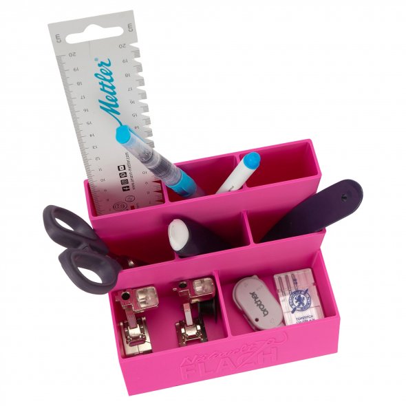 Tisch-Organizer Kunststoff (14,6 x 11,7 x 9,7 cm / verschiedene Farben)