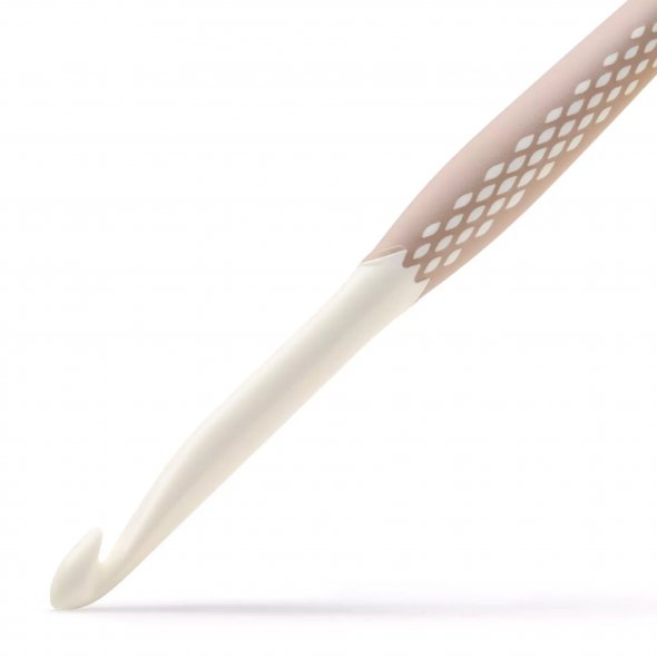 Prym Wollhäkelnadel-Set Ergonomics, Stärke 6/8/10 mm, taupe