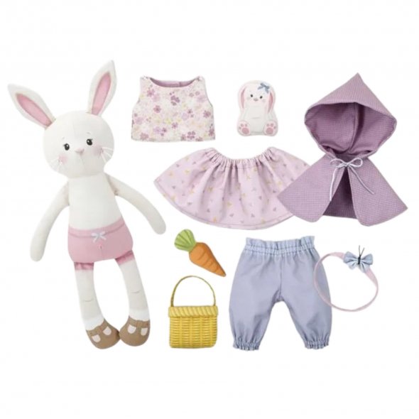 Kullaloo Cut & Sew Panel "BIBBY BUNNY" (80 x 155 cm)