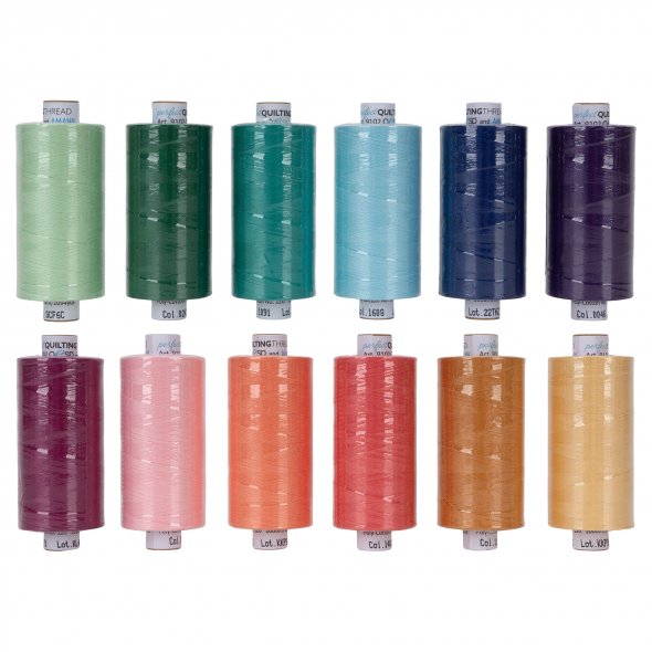 Amann OESD Perfect Quilting No.120 Garnbox Bunt (Quiltgarn / 12 Farben a 1000 m)