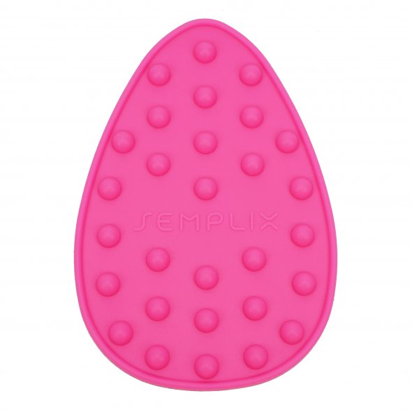 Semplix Mini-Bügeleisen Set + Unterlage Polka Dots berry/pink