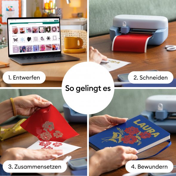 Cricut JOY 2 Schneideplotter (blue) + GRATIS Essential Bundle
