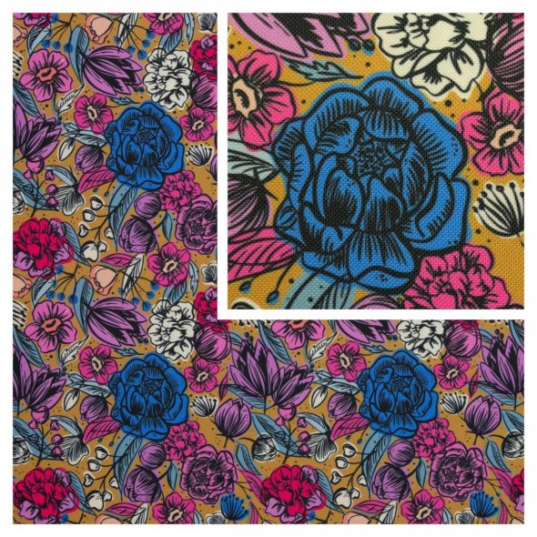 Oxfordgewebe/Oxfordstoff Floral by Cherry Picking: 1,0m