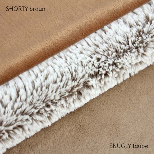 Kullaloo Zottelplüsch SHAGGY Dip Dye (Meterware / 15 mm Florlänge / SuperSoft / Stoff): 1,0m