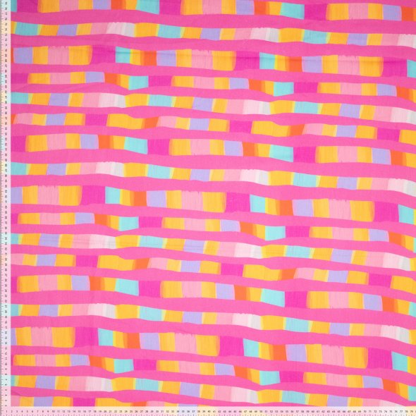 Twill Stoff Abstrakte Blöcke by Karina+Kind