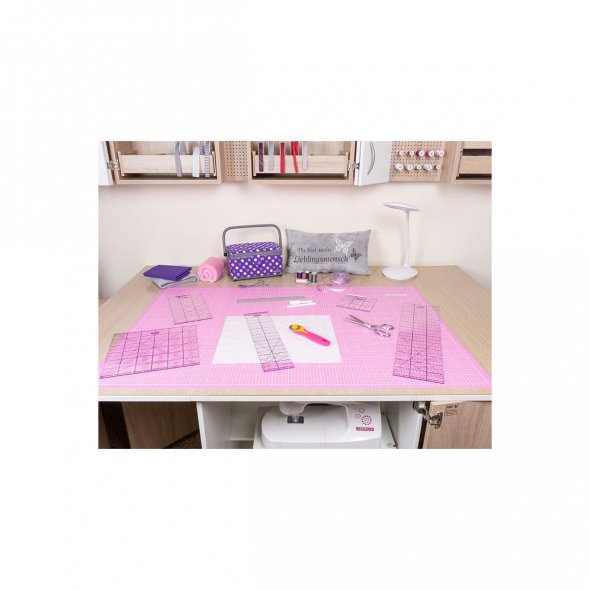 Semplix Schneidematte pink-lila (120 x 80 cm/ 48 x 32 inch) A0