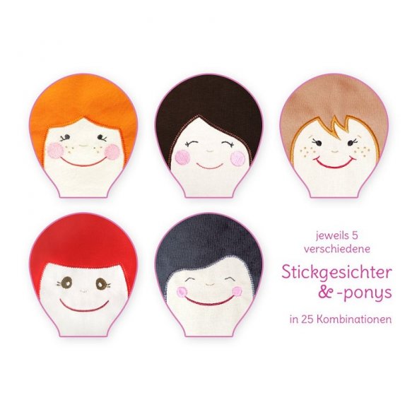 Kullaloo Stoffpuppe LULU + Kleid (Nähanleitung + Schnittmuster)
