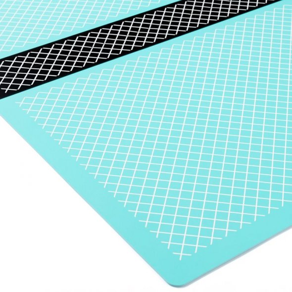 Prym Love Faltbare Schneideunterlage (45 x 60 cm/ cm Skalierung/ türkis)