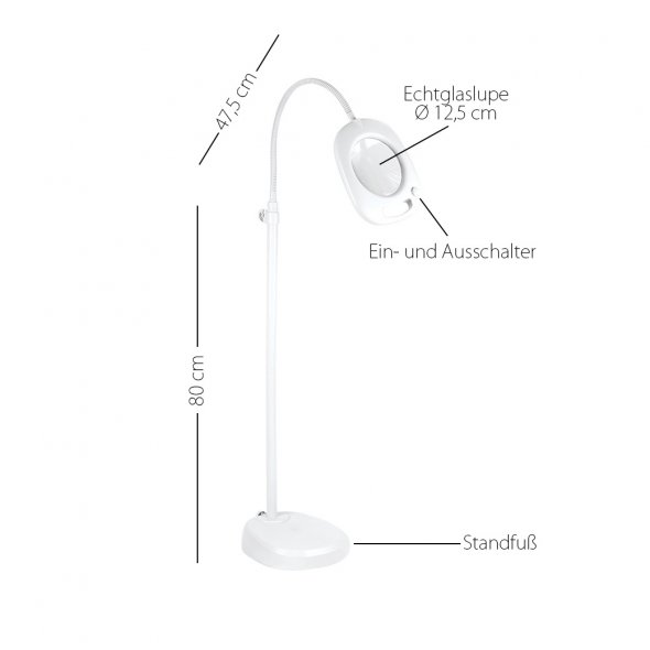 Purelite LED-Lupenleuchte 3 in 1