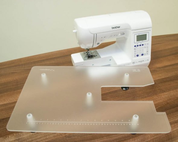 Anschiebetisch für Brother F-Serie (Acryl/ 600 x 400 mm)