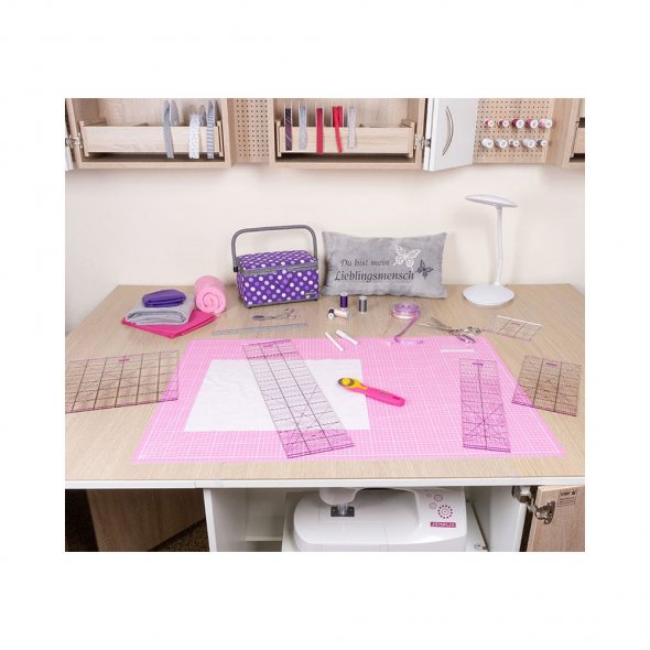 Semplix Schneidematte pink-lila (90 x 60 cm/ 35 x 24 inch) A1