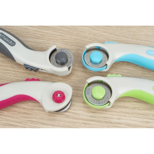 Semplix Rollschneider Mini Soft Griff (28 mm/ pink)