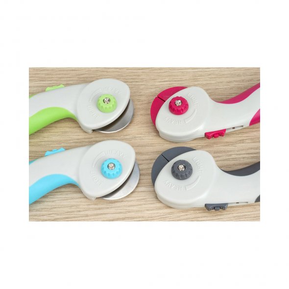 Semplix Rollschneider Maxi Soft Griff (45 mm/ blau)