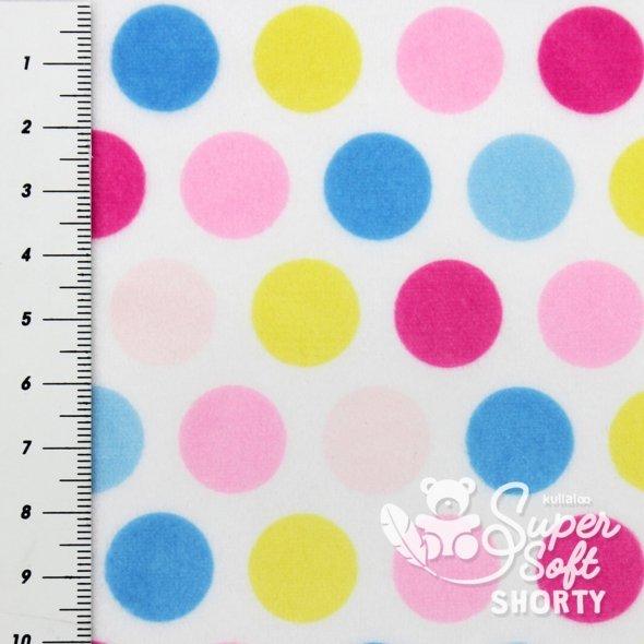 Kullaloo SuperSoft Plüsch SHORTY Prints (hot pink/ blue/ 0,75 m x 1 m)