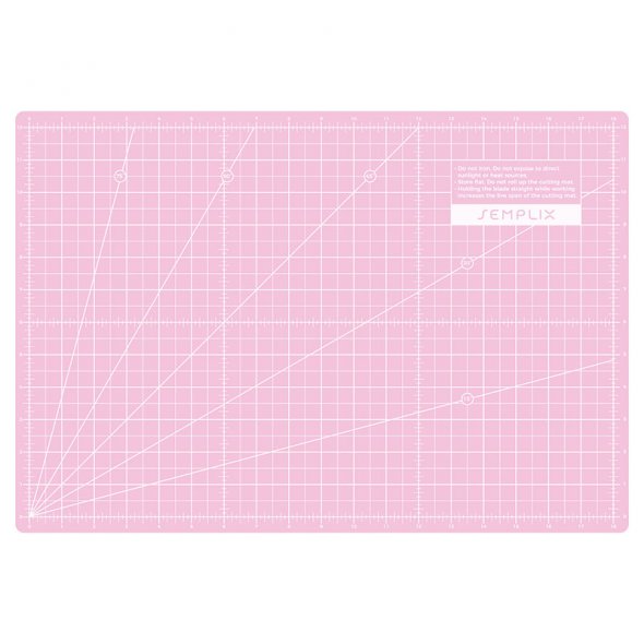 Semplix Schneidematten-Set A3 pink/beere (Matte 45 x 30 cm)