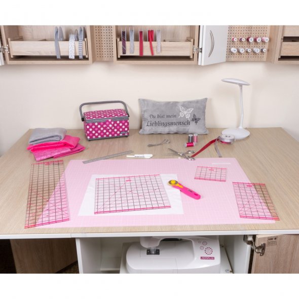 Semplix Schneidematte beere-rosa (90 x 60 cm/ 35 x 24 inch) A1