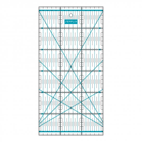 Semplix Schneidematten-Set A3 grau/türkis (Matte 45 x 30 cm)