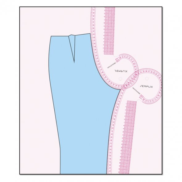 Semplix Kurvenlineal French Curve Ruler