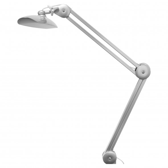 Semplix LED Arbeits-Tischlampe silber (182 LEDs/ dimmbar/ Tischklemme)