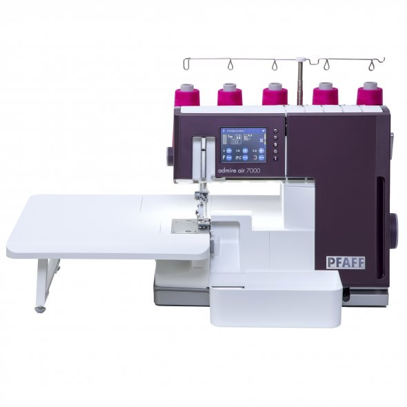 Pfaff admire air 7000 Coverlock mit Lufteinfädelung