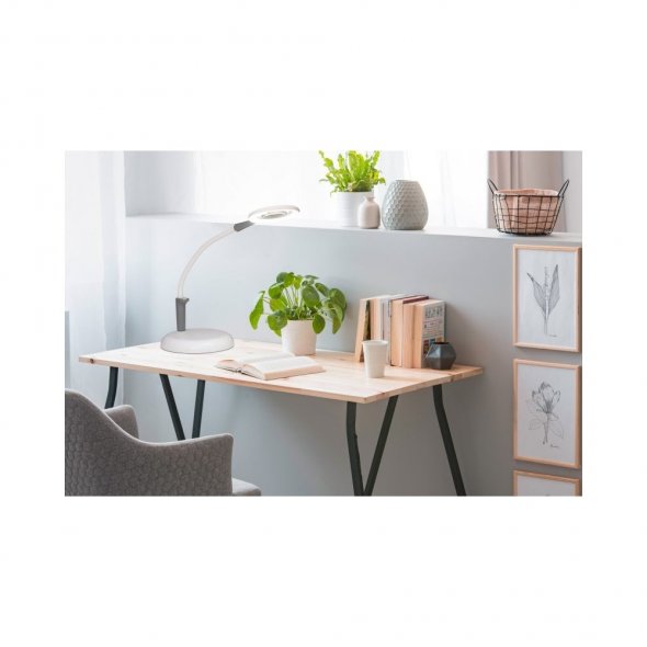 Daylight Magnificent Pro Stand - Tischlupe (weiß/ grau/ Ø 13 cm/ 1,75-Fach)
