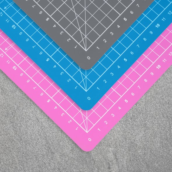 Schneidematte mit Metallkern pink A2 (Magnethaftung/ 60 x 45 cm)