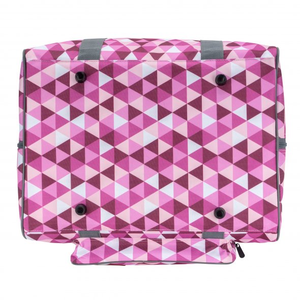 Semplix Overlocktasche Diamond Design (beere/rosa)