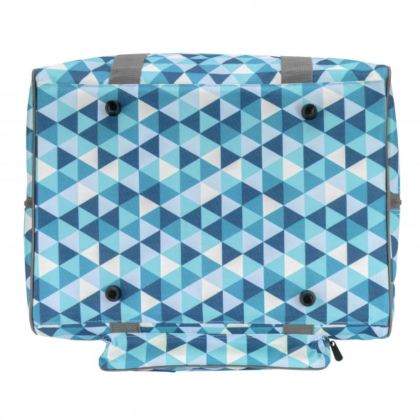 Semplix Overlocktasche Diamond Design (petrol/türkis)