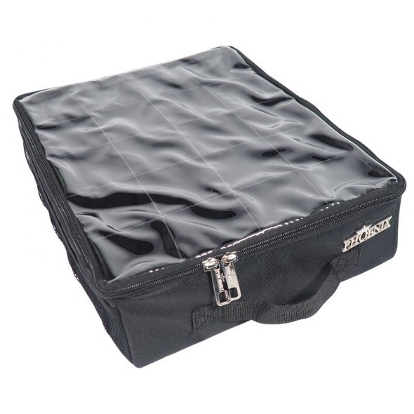 Phönix Garntasche für 20 Overlock Konen (36 x 29 x 10 cm/ schwarz)