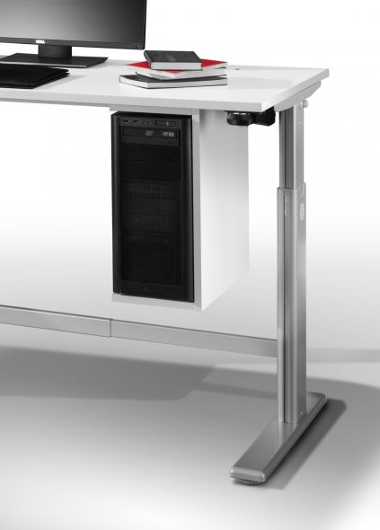 E-TABLE office Schreibtisch, Homeoffice Kabelöffn./ höhenverst. 60.13.11