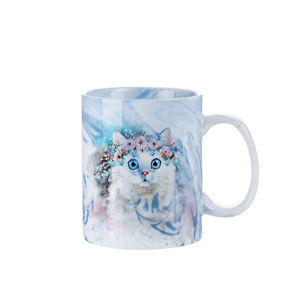 Sublimations-Tasse marmoriert (330 ml)
