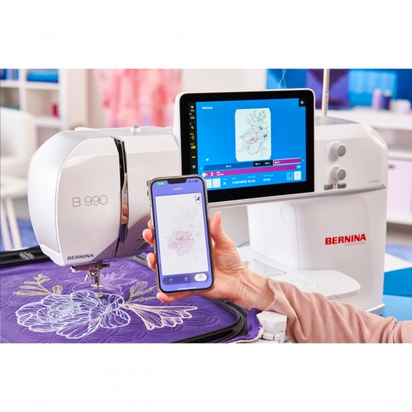 Bernina 990 das neue TOP Modell mit Stickmodul