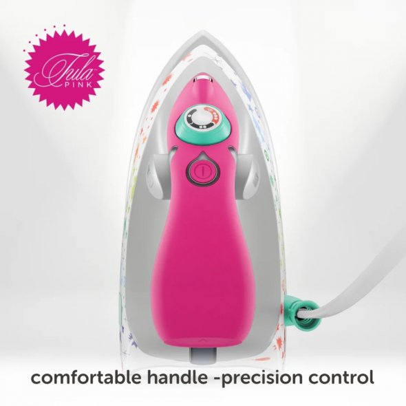 oliso x Tula Pink M3Pro Mini Projekt-Dampf-Bügeleisen (pink)