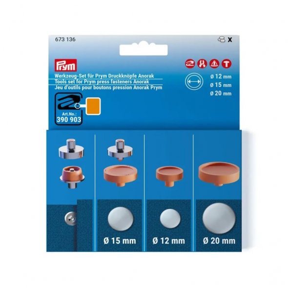 Prym Vario Creative Tool Set - Anorak Druckknöpfe