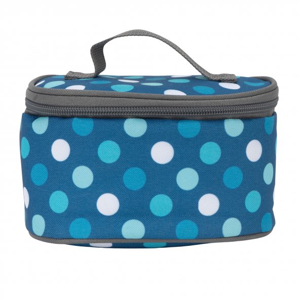 Semplix Soft-Reisebügeleisentasche Polka Dots petrol