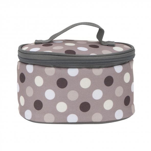 Semplix Soft-Reisebügeleisentasche Polka Dots gray/stone