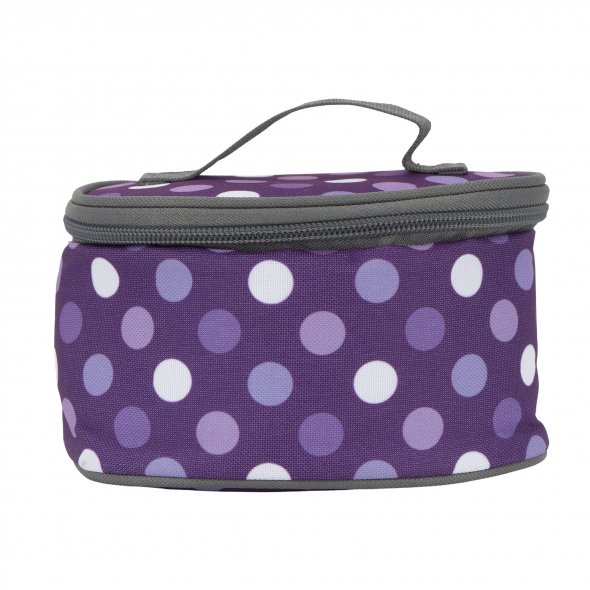 Semplix Soft-Reisebügeleisentasche Polka Dots purple