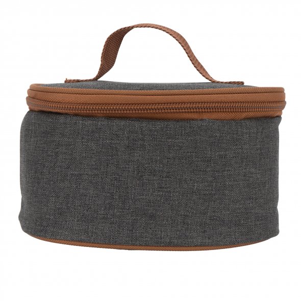 Semplix Soft-Reisebügeleisentasche anthrazit/braun