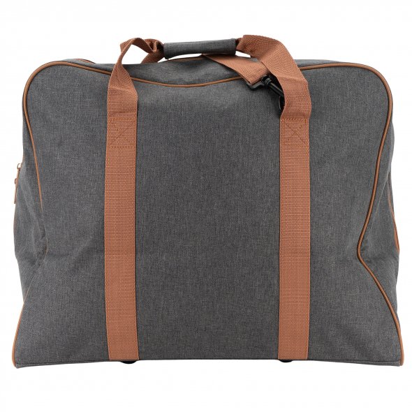 Semplix Nähmaschinentasche XL anthrazit/braun (52 x 40 x 27 cm)