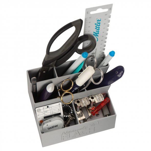 Tisch-Organizer Kunststoff (14,6 x 11,7 x 9,7 cm / verschiedene Farben)
