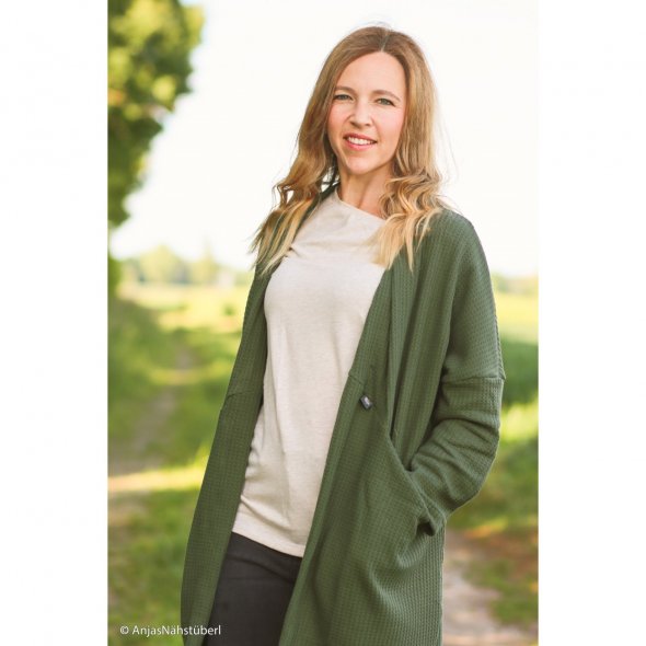 Baumwoll Jersey Stoff melange - Vanessa von Swafing: 1,0m