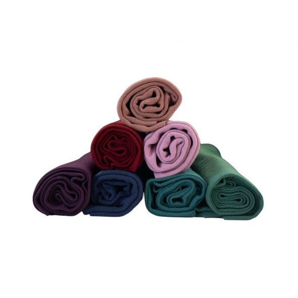 Baumwoll Sweat Stoff Eike, uni angeraut - von Swafing - Saisonale Farben: 1,0m