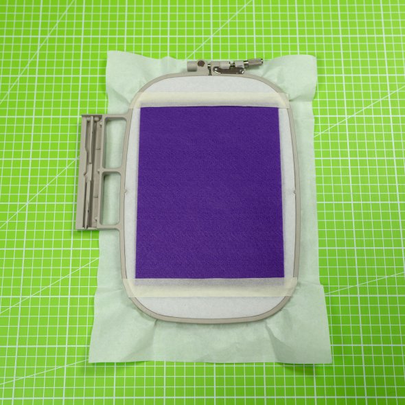 Erweiterung Unterlage für Brother Stickrahmen auf 130x180 mm (blau)
