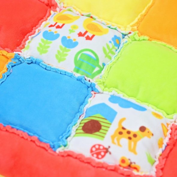 Kullaloo Plüsch SHORTY Bauernhof (Meterware / 1,5 mm Florlänge / SuperSoft / Stoff): 1,0m