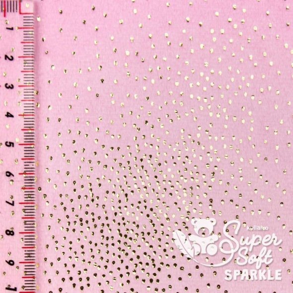 Kullaloo Plüsch SPARKLE (Meterware / 2 mm Florlänge / SuperSoft / Stoff): 1,0m