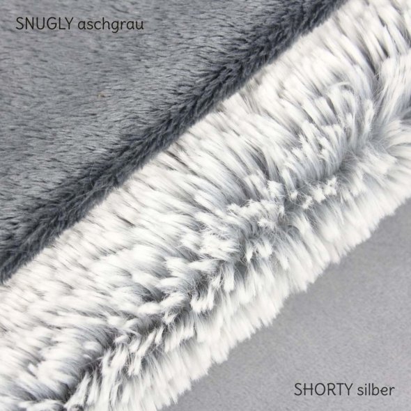 Kullaloo Zottelplüsch SHAGGY Dip Dye (Meterware / 15 mm Florlänge / SuperSoft / Stoff): 1,0m