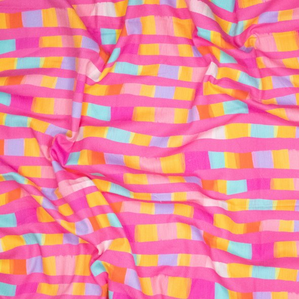 Twill Stoff Abstrakte Blöcke by Karina+Kind