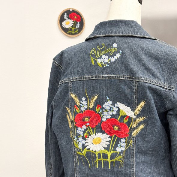 Windesign Stickmuster-USB Wiesenblumen